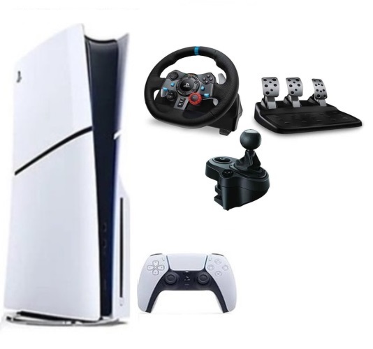 Sony Playstation 5 Slim Cd'li Edition+ G29 Driving Force Yarış Direksiyonu + Shifter