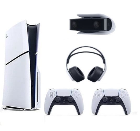 Sony Playstation 5 Slim CD'Lİ Edition +2.Dualsense+ PS5 KAMERA +3D PLUS KULAKLIK