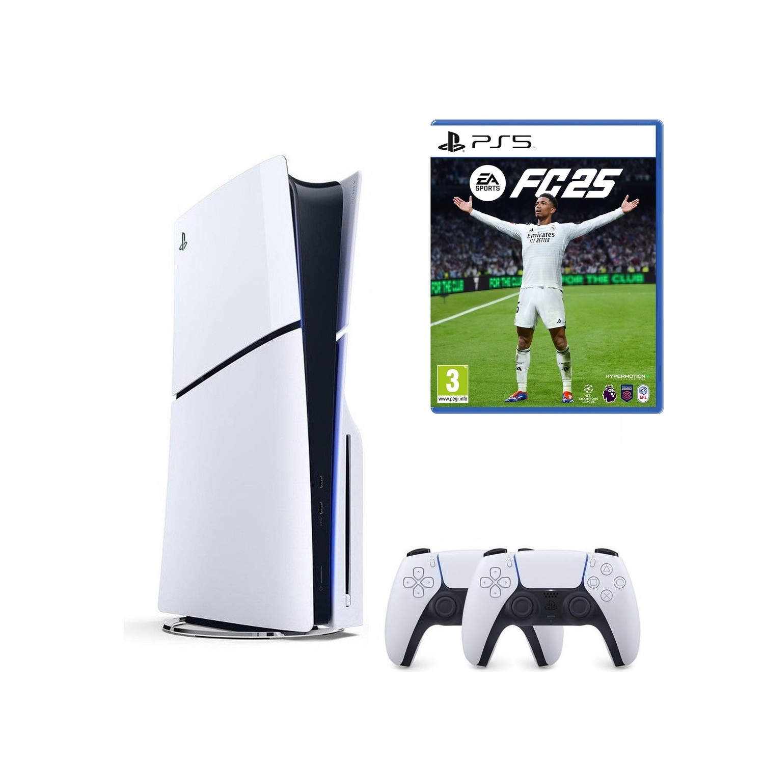 Sony Playstation 5 1 TB Slim Cd Edition+2.Dualsense+ Ps5 Fc 25 Oyunu